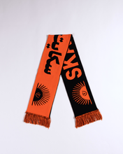Load image into Gallery viewer, SkatePal Sun Scarf - Black/Orange