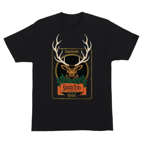 Santa Cruz x Jagermeister Kendall Deer Tee - Black