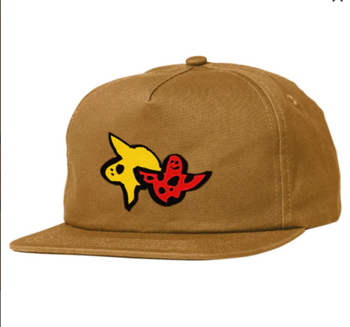 Krooked Lady Bug Snapback Cap - Brown