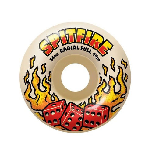 Spitfire Hot Hand Formula Four Radial Full 99d Wheels - 54mm