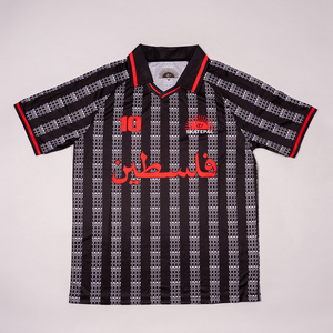 SkatePal Anniversary Football Shirt - Black/Red