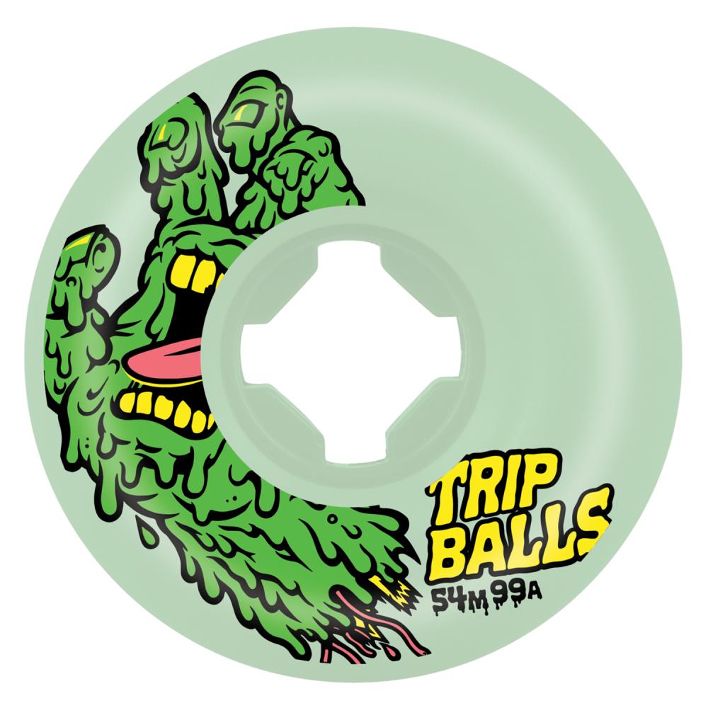 Slime Balls Face Melter Trip Balls 99a Wheels - 54mm (GITD)