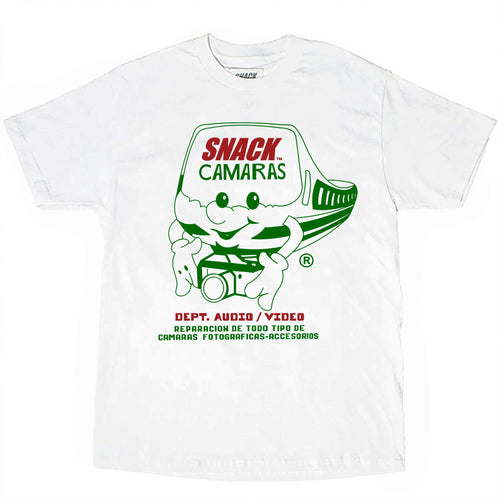 Snack Audio Video Tee - White