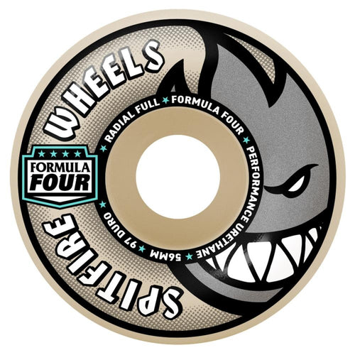 Spitfire Formula Four Radial Full 97d Wheels - 56mm