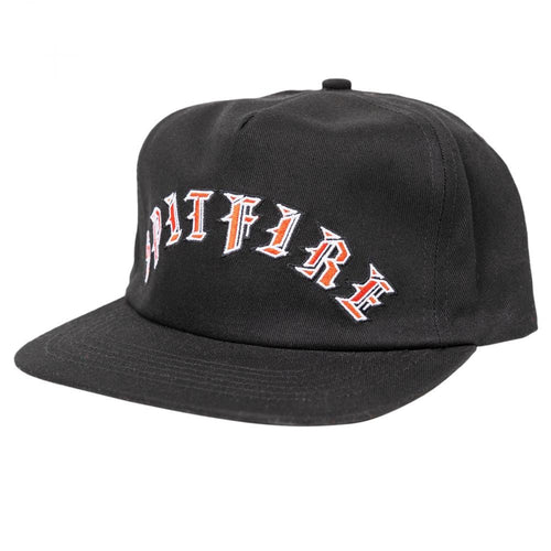 Spitfire Old E Arch Snapback Cap - Black