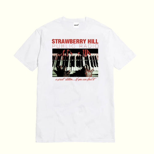 Strawberry Hill Philosophy Club Public Radio Tee - White