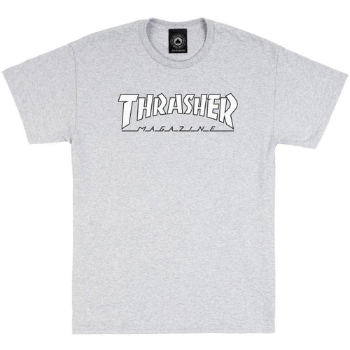 Thrasher Outlined Tee - Grey
