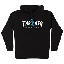Load image into Gallery viewer, Thrasher x Santa Cruz Screaming Logo Hoodie - Black