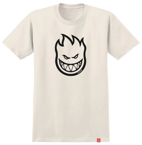 Spitfire Bighead Tee - Cream/Black