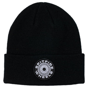 Spitfire Classic '87 Swirl Patch Beanie - Black