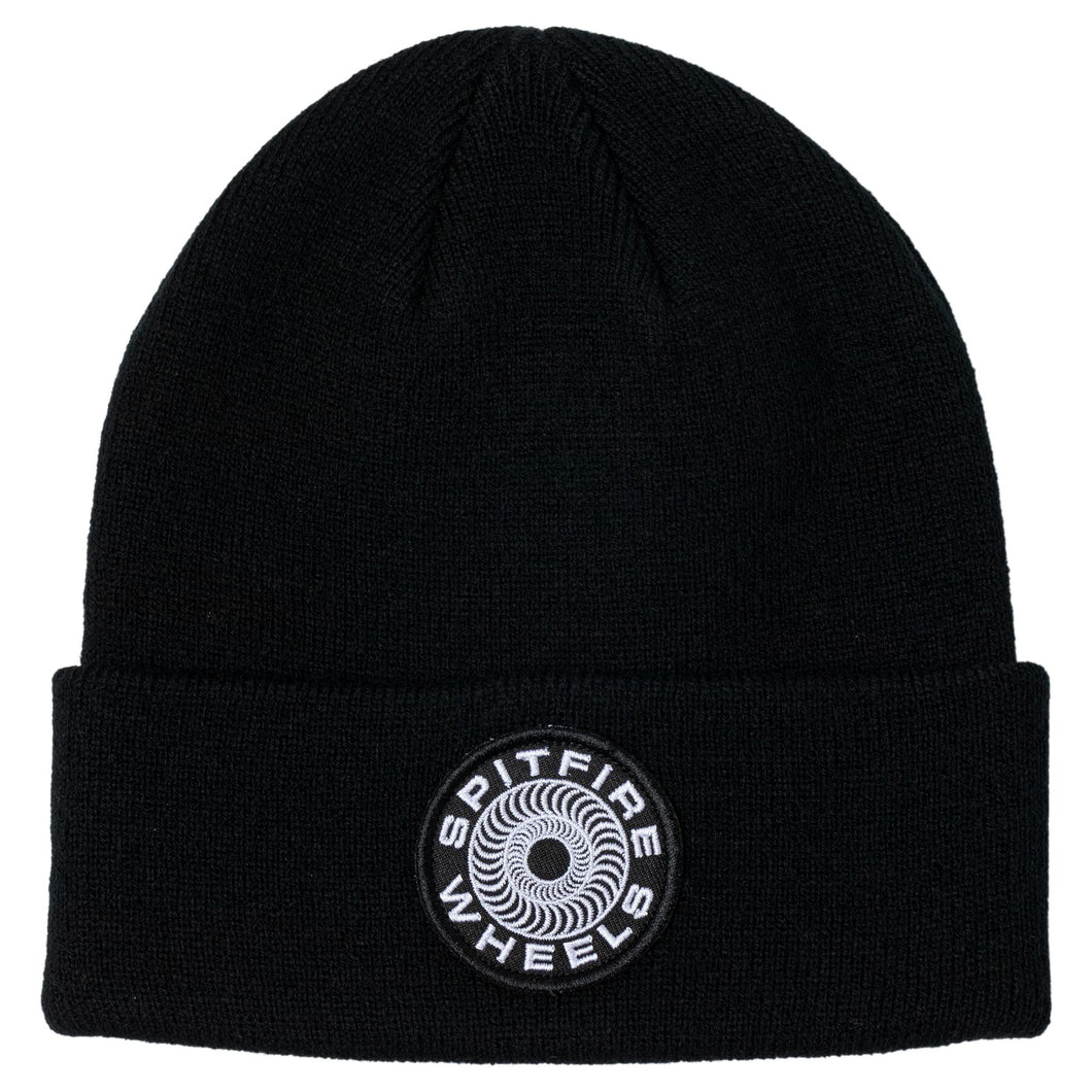 Spitfire Classic '87 Swirl Patch Beanie - Black