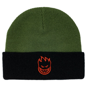 Spitfire Bighead Cuff Beanie - Olive/Black