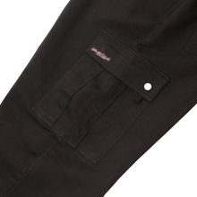 Load image into Gallery viewer, Yardsale Cottton Cargo Trousers - Black