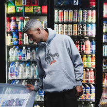 Load image into Gallery viewer, Good Advice Zebra Hoodie - Sports Grey