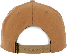 Load image into Gallery viewer, Antihero Basic Eagle Snapback Cap - Brown/Gold