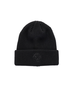 Dancer Waffle Knit Beanie - Black
