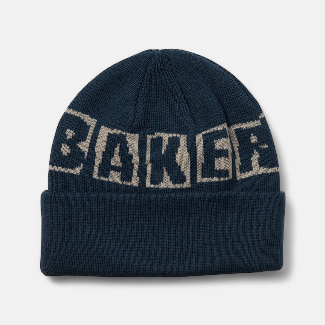 Baker Brand Logo Beanie - Navy