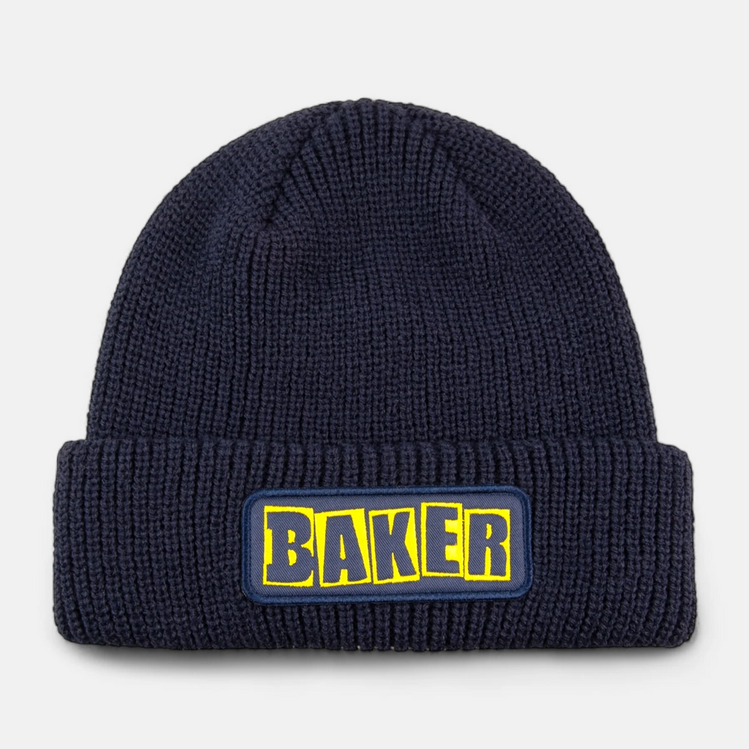 Baker Brand Logo Beanie - Navy
