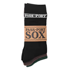 Pass~Port Hi Sox 3 Pack - Black/Choc/Forest