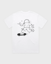 Load image into Gallery viewer, SkatePal Handala Tee - White