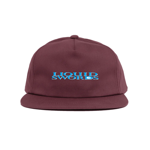 Chocolate Interscope Hip Hop 50 Liquid Swords Snapback Cap - Wine