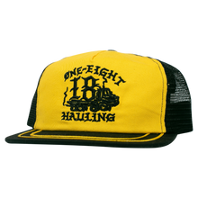 Load image into Gallery viewer, Antihero One Eight Hauling Trucker Cap - Black/Yellow