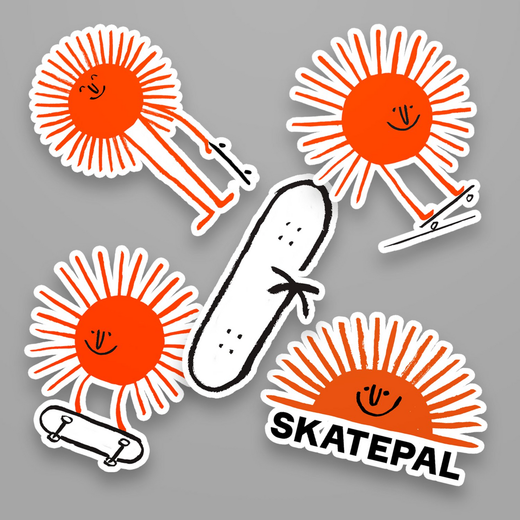 SkatePal Sun Sticker Pack