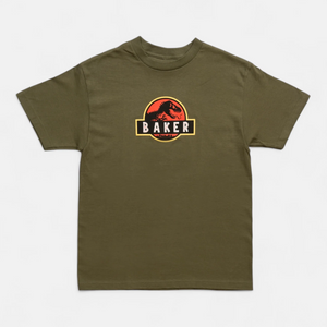 Baker Stoned Age Tee - Military Green