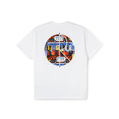 Polar Skate Co ACAB Fill Logo Tee - White