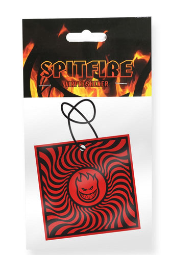 Spitfire Air Freshener Box Swirl - Black/Red