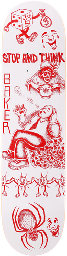 Baker Reynolds Stop and Think Deck - 8.0