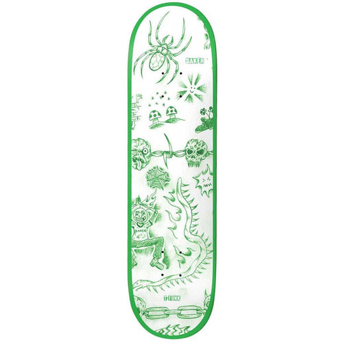 Baker T-Funk Lunacy Deck - 8.3875