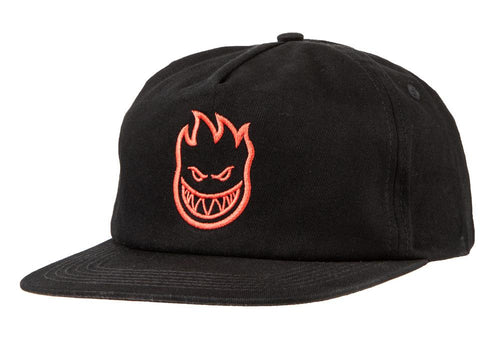 Spitfire Bighead Snapback Cap - Black/Red