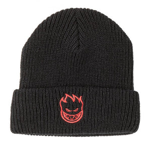 Spitfire Bighead Cuffed Beanie - Black/Red