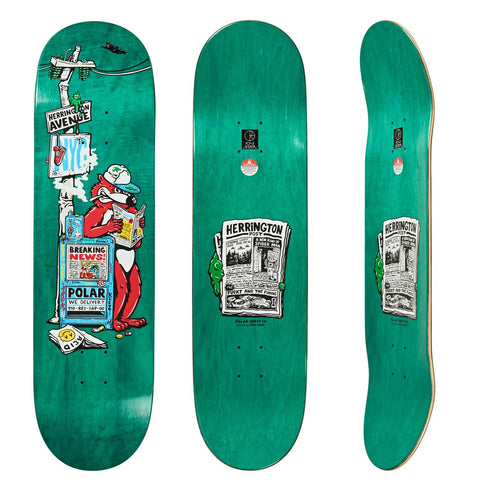 Polar Skate Co Herrington Breaking News Deck - 8.5