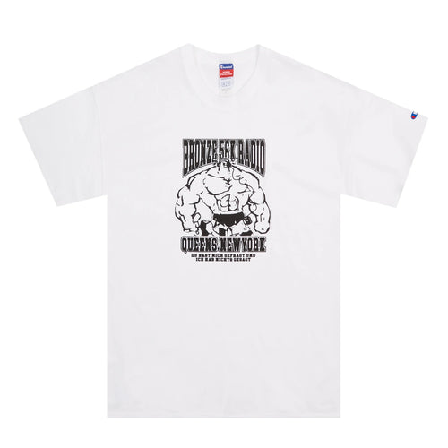 Bronze Brolic Radio Tee - White