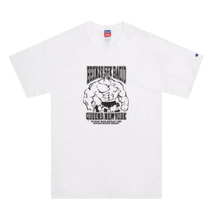 Bronze Brolic Radio Tee - White
