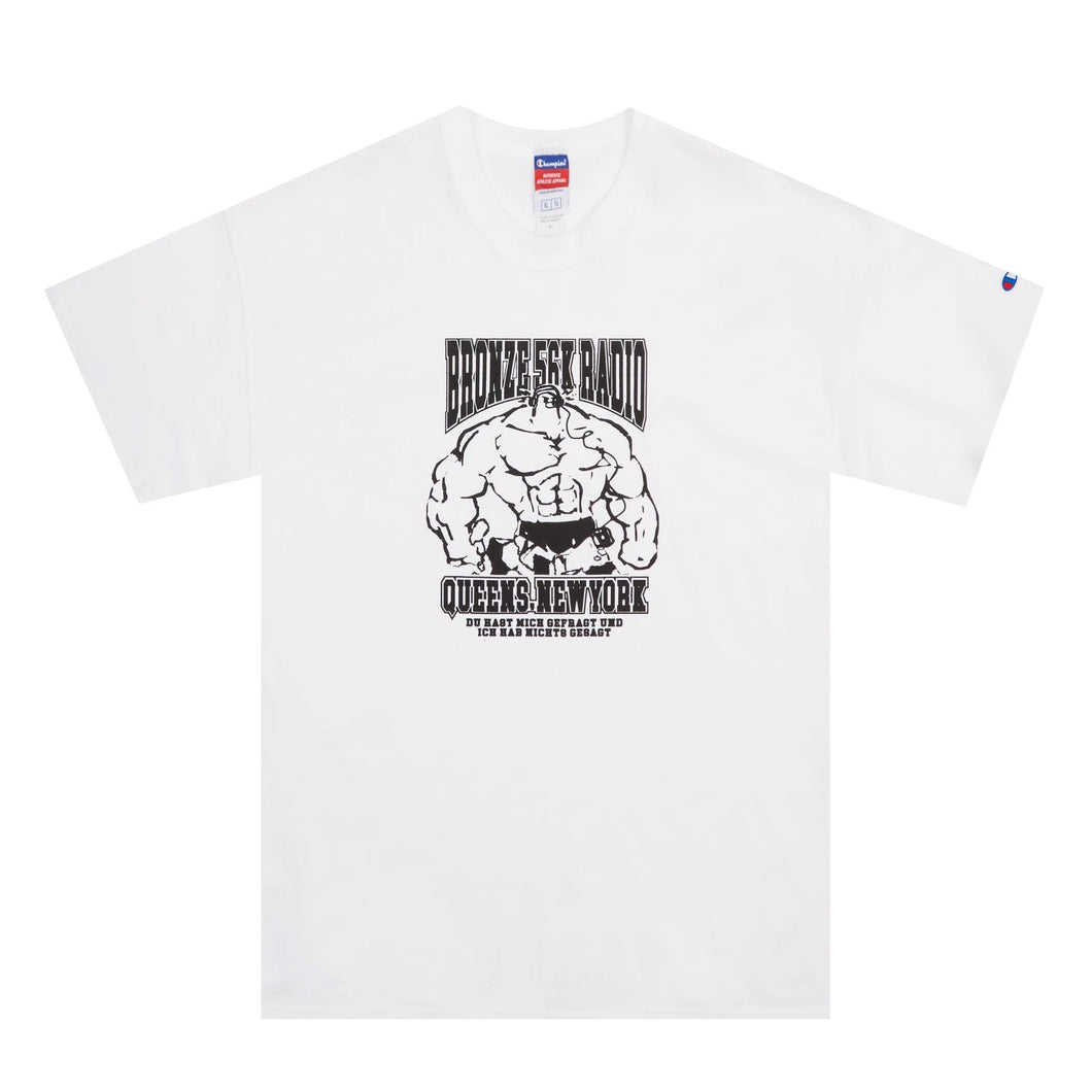 Bronze Brolic Radio Tee - White