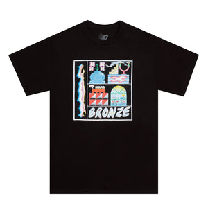 Bronze Flowerpot Tee - Black