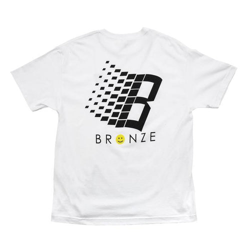 Bronze 56k Smiley B Logo Tee - White