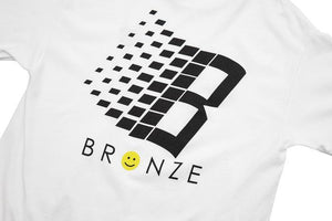 Bronze 56k Smiley B Logo Tee - White