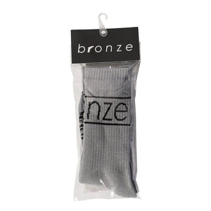 Bronze 56K Crew Socks - Grey