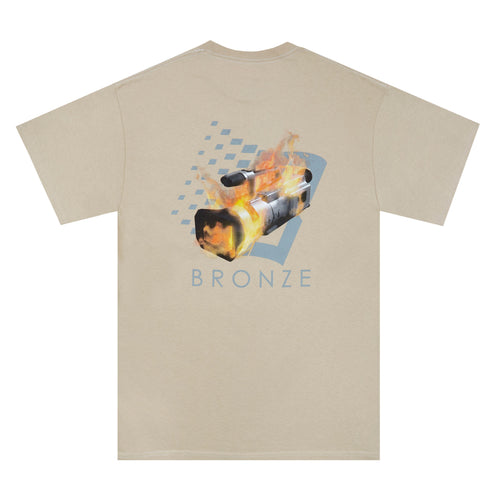 Bronze 56k VX B Logo Tee - Sand