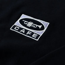 Load image into Gallery viewer, Skateboard Cafe 45 Embroidered Crew - Black