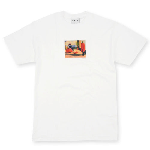 Skateboard Cafe Dawn Tee - White