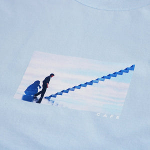 Skateboard Cafe Was Nothing Real Tee - Powder Blue