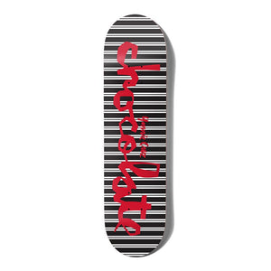 Chocolate Cruz Striped One Off Deck - 8.125"