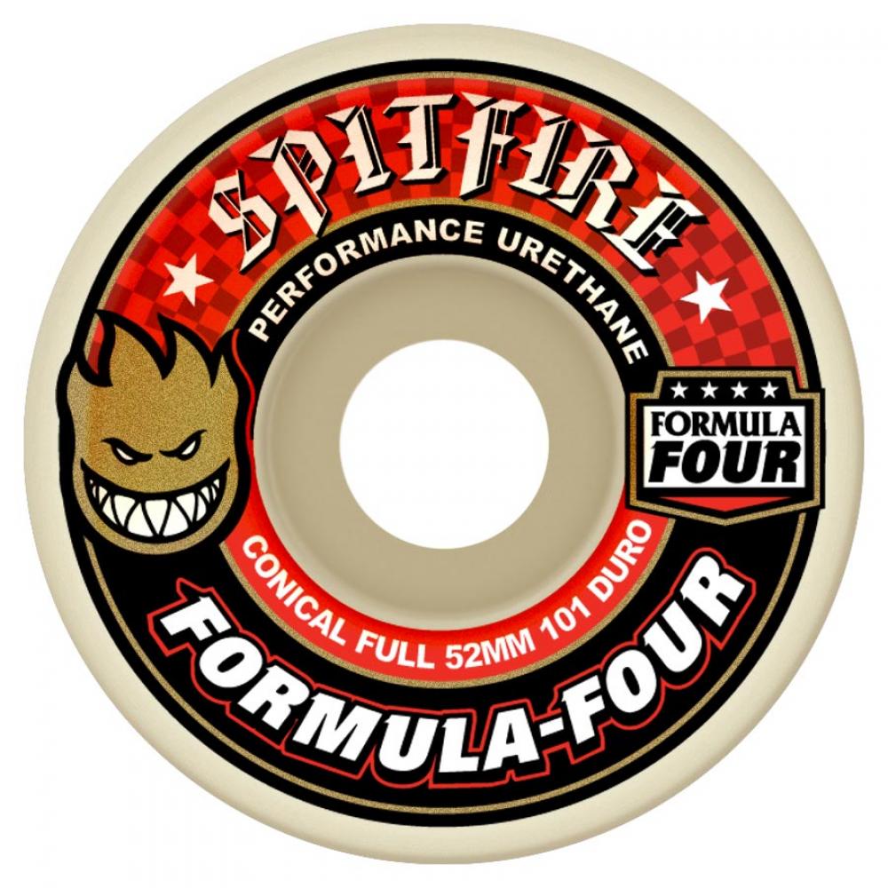 Spitfire Formula Four Conical Full 101d Wheels - 52mm