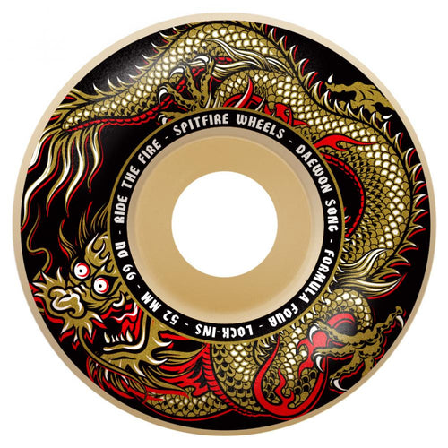 Spitfire Daewon Fury Formula Four Lock Ins 99d Wheels - 52mm