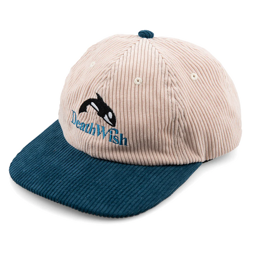 Deathwish Tilikum Cord Snapback Cap - Khaki/Blue